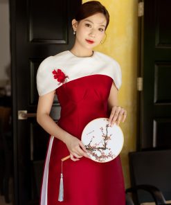 Set Áo dài Bầu Vai Nelly