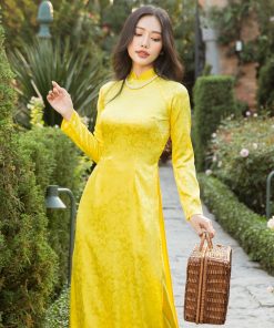 Set Áo dài Gấm hoa Thiên Ân