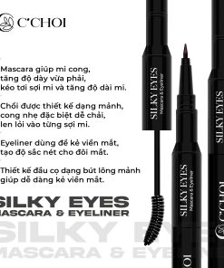 Gel chuốt mi và kẻ mắt tự nhiên C’Choi – Silky Eyes – Mascara & Eyeliner