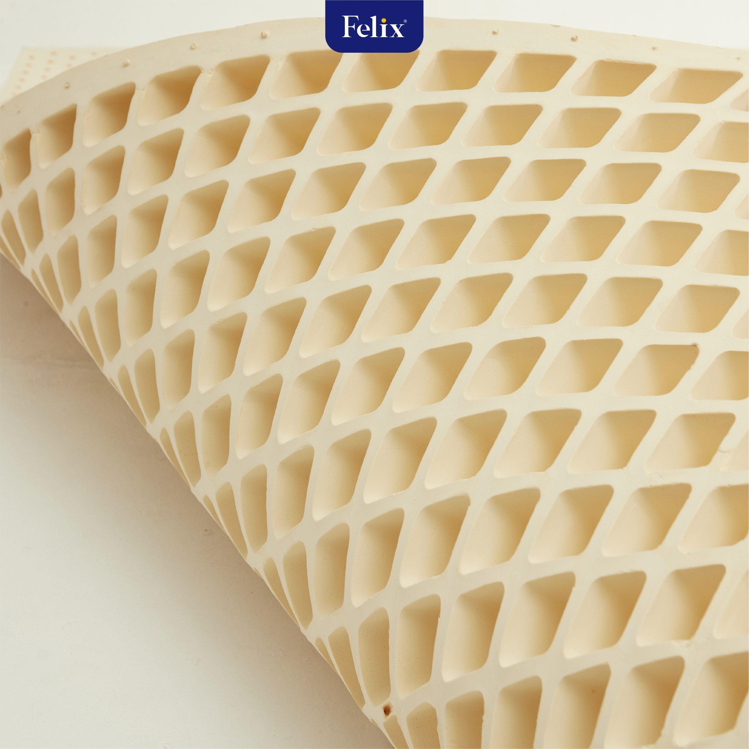 Nệm cao su FELIX Comfort – Độ cứng tiêu chuẩn (Cấp độ 1) – Độ dày nệm 10cm