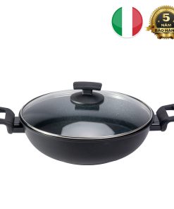 Chảo Ý phủ kim cương sâu lòng 28cm