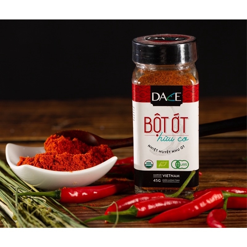 Bột ớt hữu cơ Dace 45g