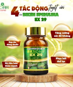 Viên uống tăng cường sức đề kháng và phục hồi thể lực BIKEN SPIRULINA EX 29