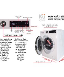 Máy giặt sấy kết hợp KUCHEN 10/6kg DKWD 12106