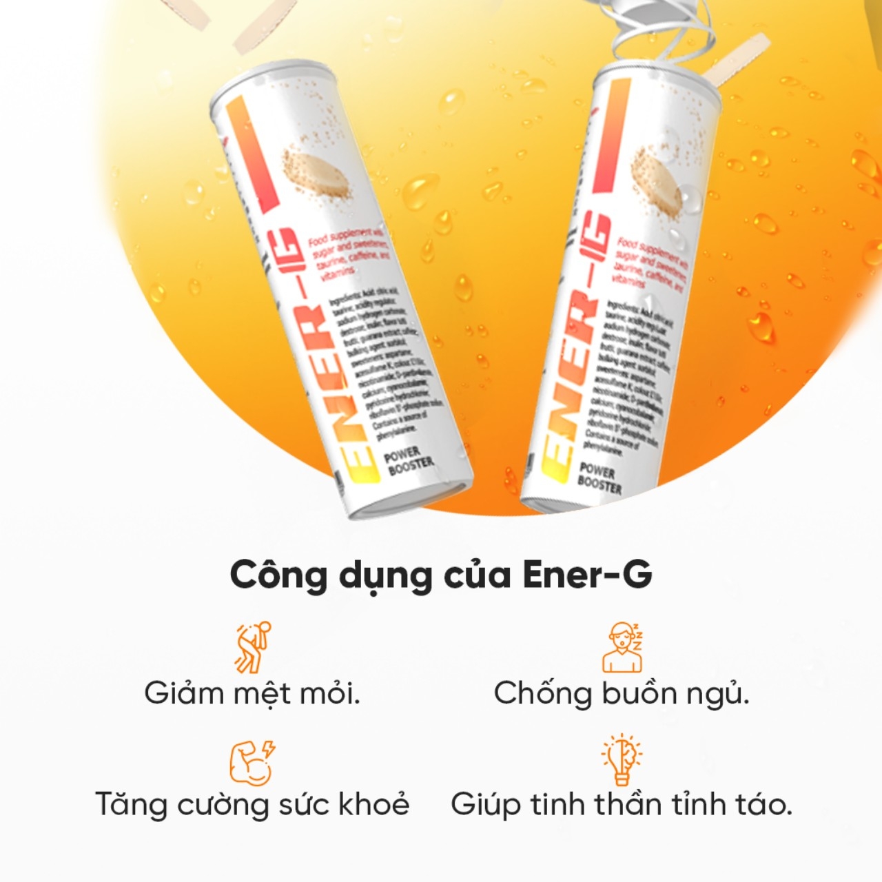 Thực phẩm bảo vệ sức khỏe viên sủi Ener G