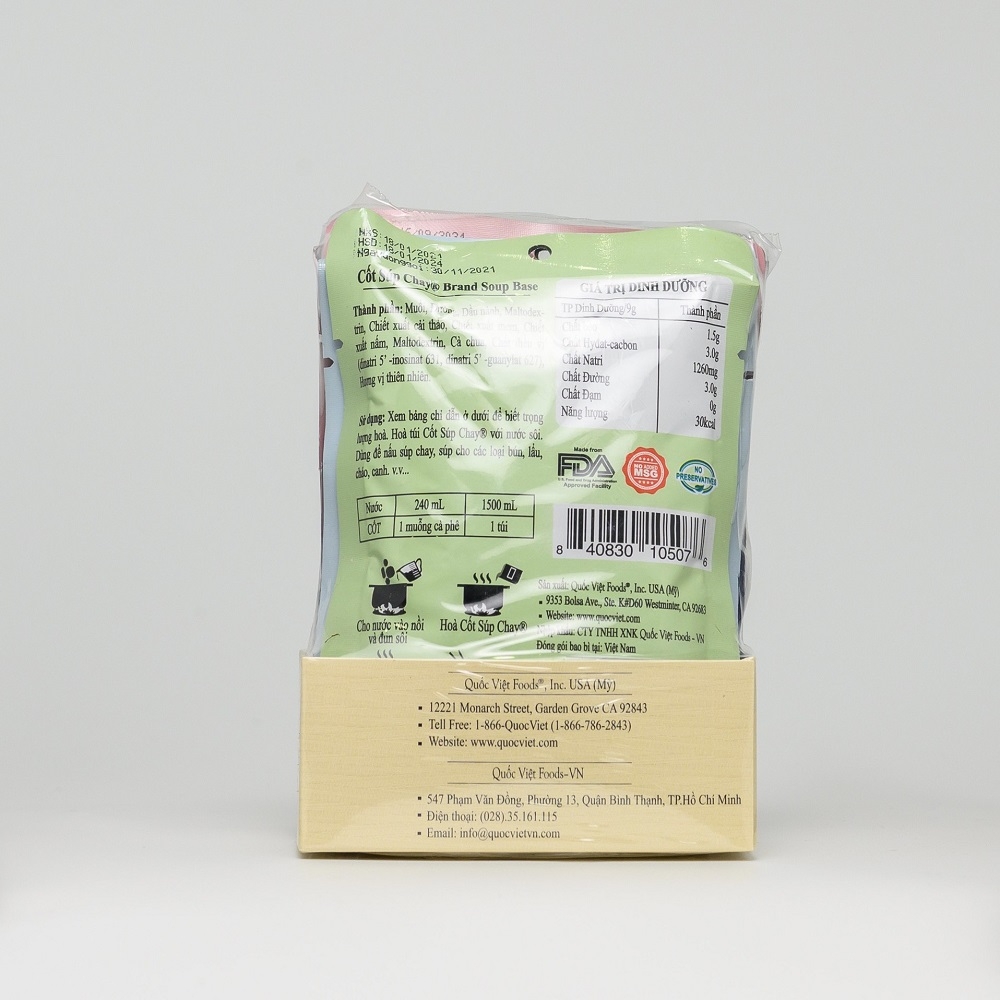 Combo Trải nghiệm Cốt gia vị Quốc Việt Foods