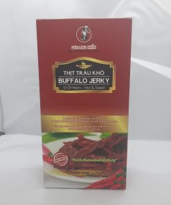 Khô Trâu Buffalo Jerky vị Ớt Hiểm (Hộp 100gr)