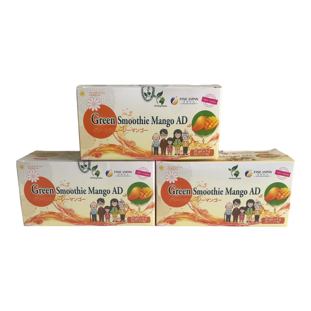 Chiết xuất quả Xoài Green Smoothie Mango AD (20gói x 5g)