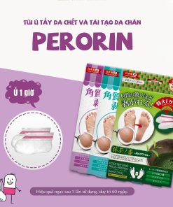 Túi ủ tẩy da chết và tái tạo da chân Perorin (Hộp 01 túi) Foot Peeling Pack – PERORIN
