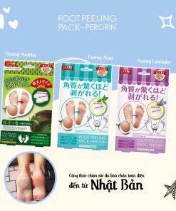 Túi ủ tẩy da chết và tái tạo da chân Perorin (Hộp 01 túi) Foot Peeling Pack – PERORIN