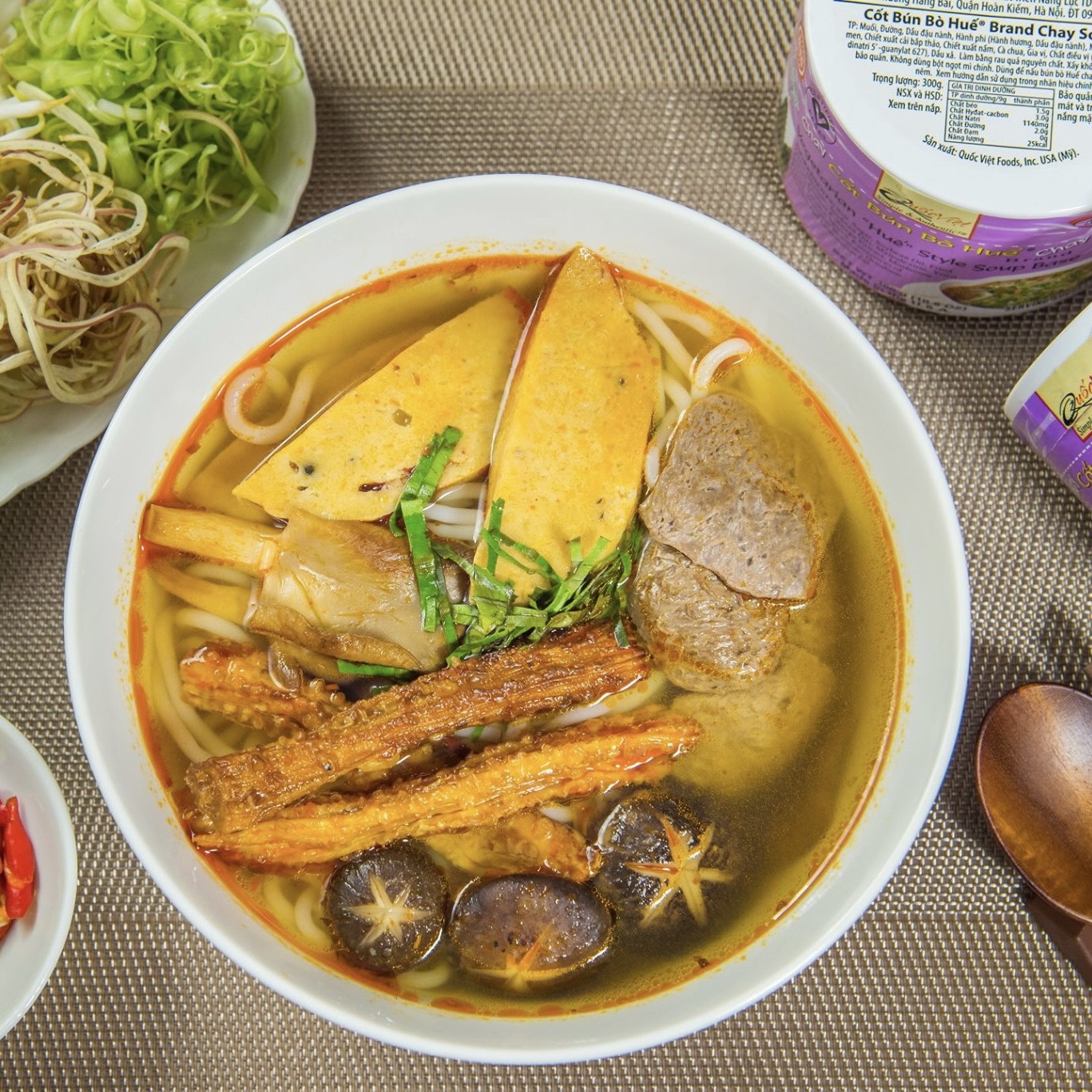 Cốt Bún Bò Huế Chay® Brand – Vegetarian “Hue” Style Soup Base