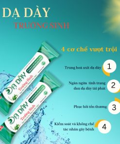 Dạ Dày Trường Sinh hỗ trợ giảm acid dạ dày, triệu chứng ợ hơi, ợ chua (10 gói/ hộp)