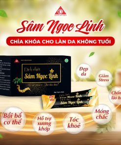 Dịch chiết Sâm Ngọc Linh hỗ trợ bồi bổ sức khỏe (15 gói/hộp)