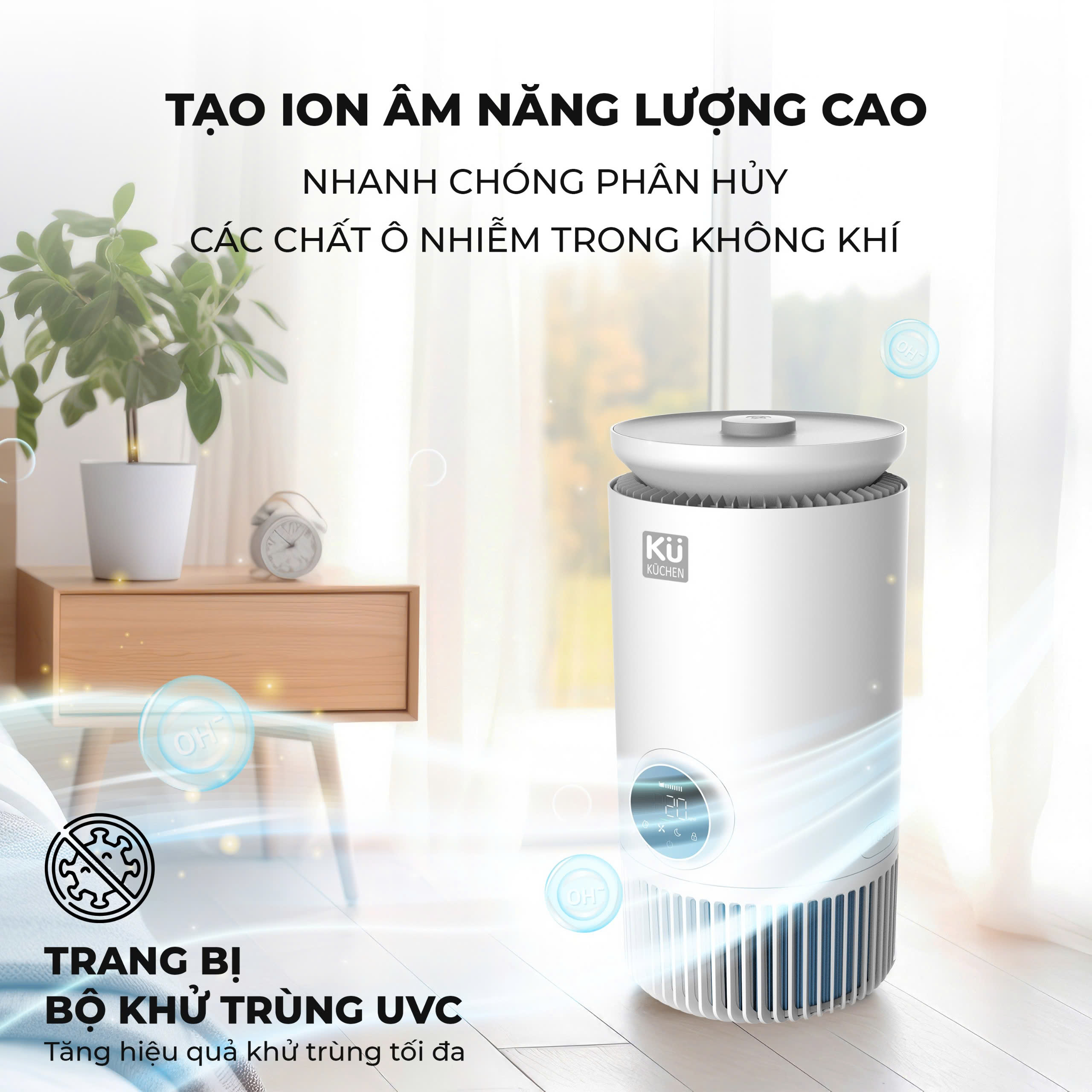 Máy lọc không khí bù ẩm KU4524