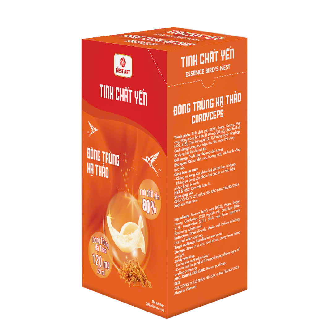 Tinh chất Yến Đông Trùng Hạ Thảo (hộp 10 gói)