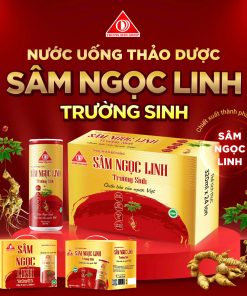 Sâm Ngọc Linh Trường Sinh – đỏ (hộp 06 lon)