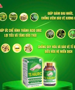 Viên uống TS Hauric hỗ trợ giảm acid uric và sưng đau khớp do gout 30v