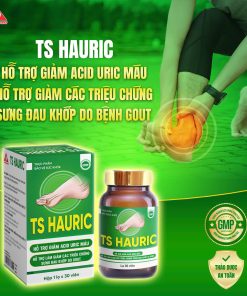 Viên uống TS Hauric hỗ trợ giảm acid uric và sưng đau khớp do gout 30v