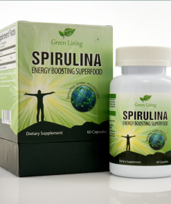 Thực Phẩm Bảo Vệ Sức Khỏe Nature Gift Pharma Green Living – Spirulina Hỗ Trợ Tăng Cường Sức Khỏe Và Nâng Cao Sức Đề Kháng (Hộp 60 Viên)