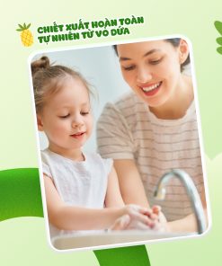 Bọt rửa tay Fuwa3e x Pineboo giảm ngứa, giảm hăm tã trẻ em và bé sơ sinh 300ml