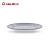 Dĩa Yangge xanh có vân hình tròn Size 22.9cm_378087_2309-LXT