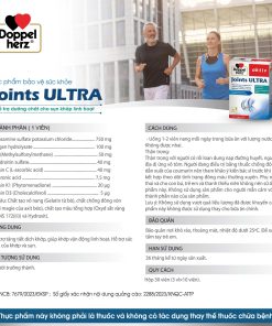 TPBVSK Joints ULTRA hỗ trợ giảm các triệu chứng thoái hóa khớp, bảo vệ sụn khớp ( hộp 30 viên)