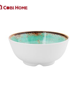Chén nhựa melamine màu xanh lá cây Size Ø115x46_KD504L_Green_378408