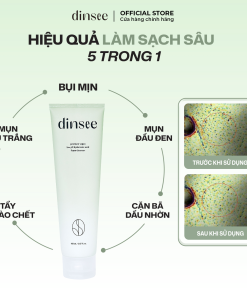 Sữa Rửa Mặt Độ Ph Thấp Thuần Chay Siêu Bọt Dinsee Premium Vegan Low Ph Hyaluronic Acid Foam Cleanser