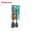 Set dụng cụ làm bánh bằng silicone màu đen gồm Xẻng đảo trộn và Cọ phết bơ dầu_369867