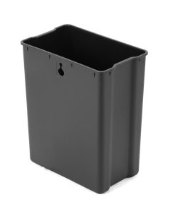 Thùng rác inox 12L nắp bật, chống ồn Eko – Đen_384622
