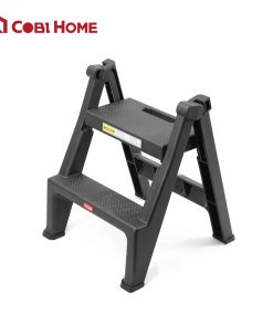 Thang đứng 2 bậc bằng nhựa chắc chắn – Đen_363102