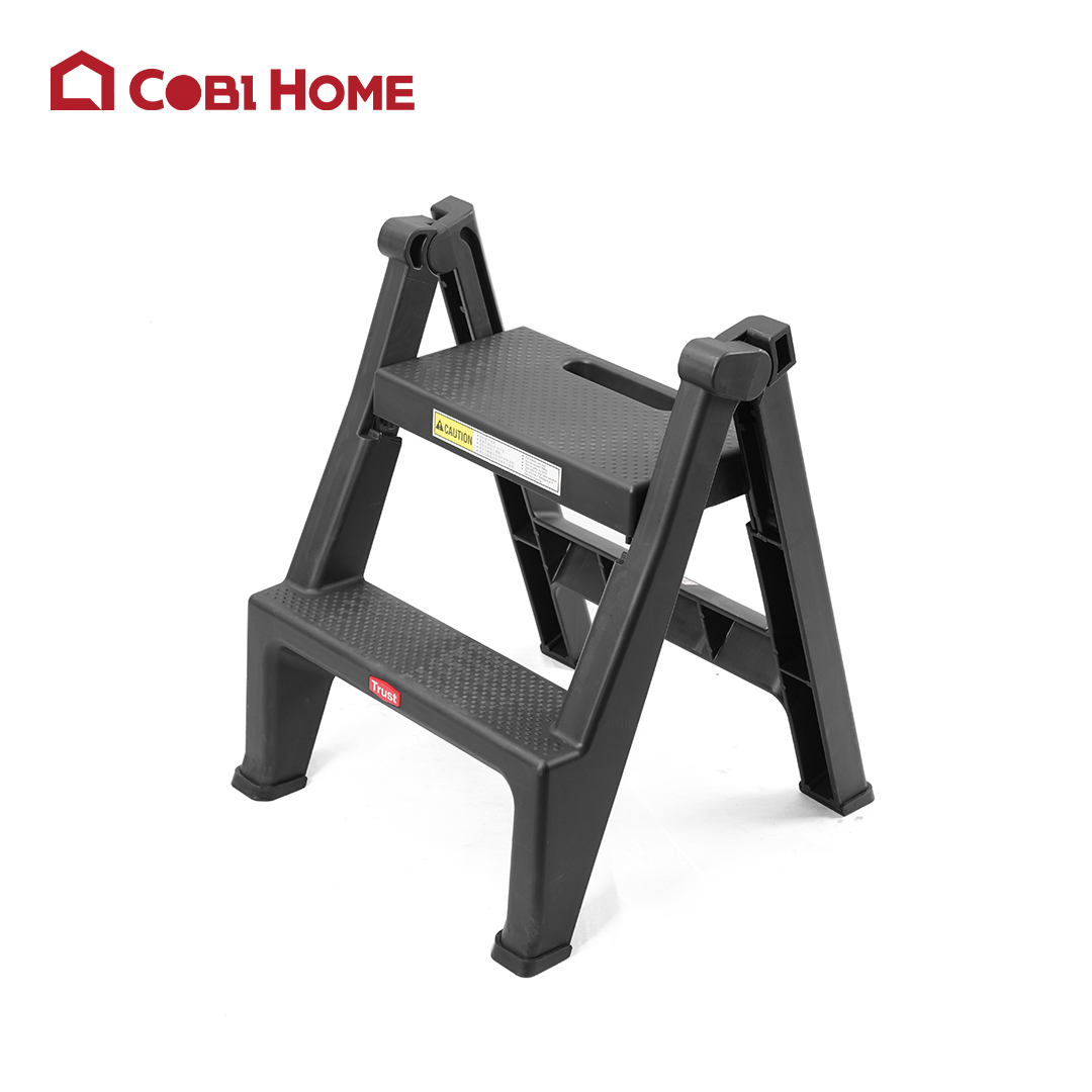Thang đứng 2 bậc bằng nhựa chắc chắn – Đen_363102