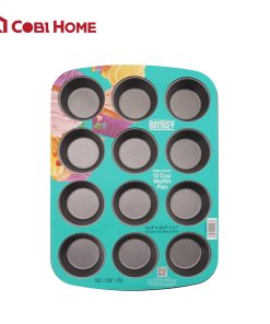 Khuôn nướng bánh Muffin 12 ô_367x266x33 (mm)_366118