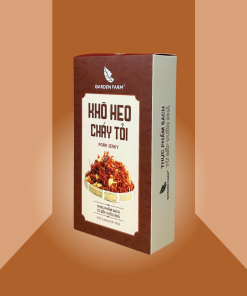 Khô heo cháy tỏi Garden Farm hộp 50g