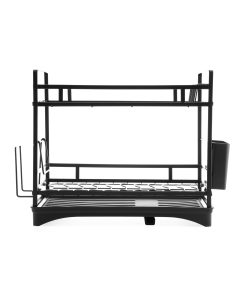 Kệ úp đa năng 2 tầng kèm khay hứng nước – Đen_342590