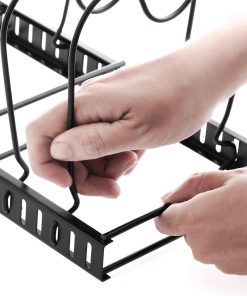 Kệ bếp inox đa năng điều chỉnh được độ dài – Đen_342302