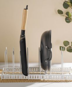 Kệ bếp inox đa năng điều chỉnh được độ dài – Trắng_342301