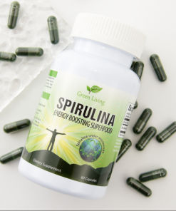 Thực Phẩm Bảo Vệ Sức Khỏe Nature Gift Pharma Green Living – Spirulina Hỗ Trợ Tăng Cường Sức Khỏe Và Nâng Cao Sức Đề Kháng (Hộp 60 Viên)