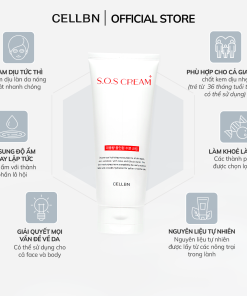 Kem Dưỡng Ẩm Và Phục Hồi Da SOS CELLBN Phù Hợp Da Nhạy Cảm, Da Kích Ứng An Toàn Face & Body 150ml