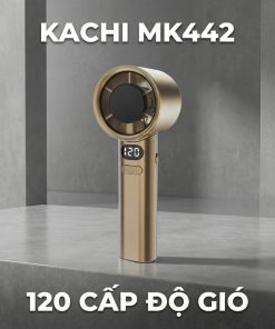 Quạt Cầm Tay Kachi MK442 – 120 Cấp Độ Gió Tuabin, Màn Hình LED Hiển Thị Pin, Bảo Hành 18 Tháng