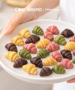 104098_Combo 4 túi bánh snack mini croissant hương trà xanh