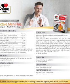 TPBVSK Doppelherz Active Men Plus hỗ trợ cải thiện sinh lý nam giới (hộp 30 viên)