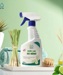 Nước lau đa năng COME ON làm sạch bề mặt, khử mùi, an toàn cho gia đình 500ml