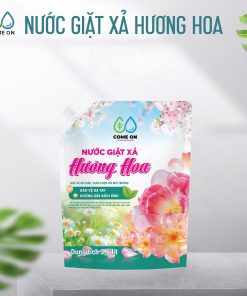 Nước giặt xả hương hoa COME ON giặt sạch, lưu hương dịu nhẹ, an toàn da tay 3.6 lít
