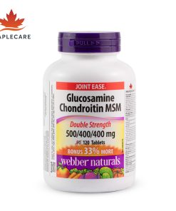 Thực phẩm bảo vệ sức khoẻ WEBBER NATURALS Glucosamine Chondroitin MSM 500/400/400mg (Hộp 120 viên)