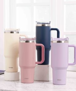 Ly giữ nhiệt có ống hút T205V 1180ml – Tím_341625