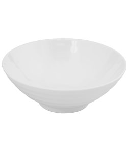 Tô nhựa melamine màu trắng 195mm_378339
