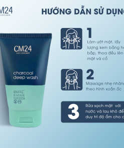 Sữa rửa mặt cho nam sạch sâu CM24 100g