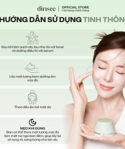 Kem Dưỡng Ẩm Thuần Chay Thiên Sơn Tuyết Liên – Dinsee Premium Vegan Snow Lotus Moisture Cream (50ml)