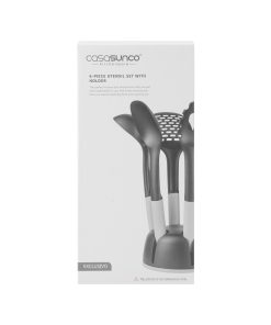 Bộ đồ dùng nilon nhà bếp set 6 màu xanh – Cobi Home – 369926
